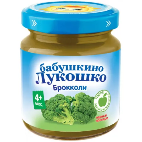 Пюре Бабушкино Лукошко с 4 мес. Брокколи (100 г)