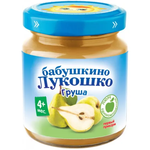 Пюре Бабушкино Лукошко груша 100г