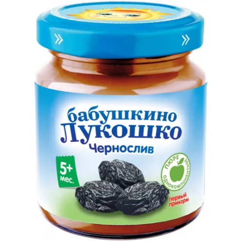 Пюре Бабушкино Лукошко чернослив 100г