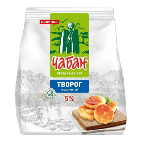 БЗМЖ Творог Чабан 5% 350г