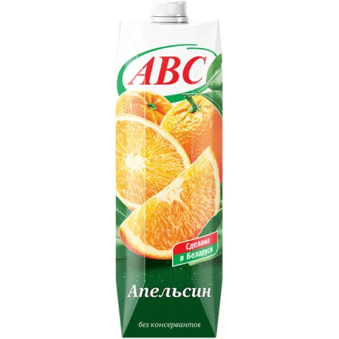 Сок АВС апельсин т/п 1л