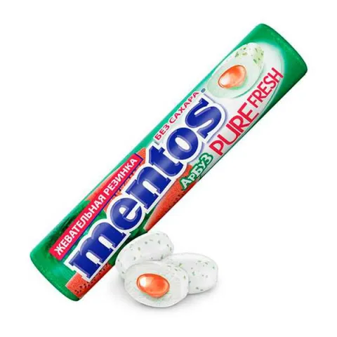 Жевательная резинка Ментос ПФ Ролл Арбуз 15,5г