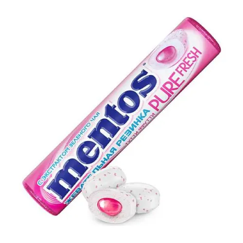 Резинка Жевательная Ментос Тутти-Фрутти 15.5г