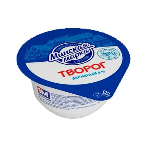 Творог зерненый Крошечка Минская марка 5%