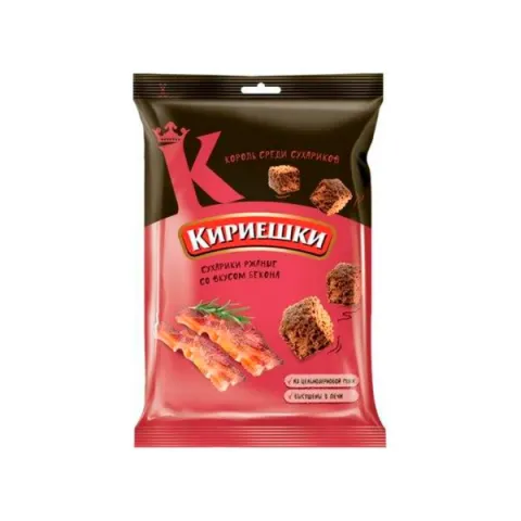 Сухарики Кириешки бекон 100г