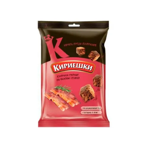 Кириешки ржан. солен.Бекон 100г/28 БС262