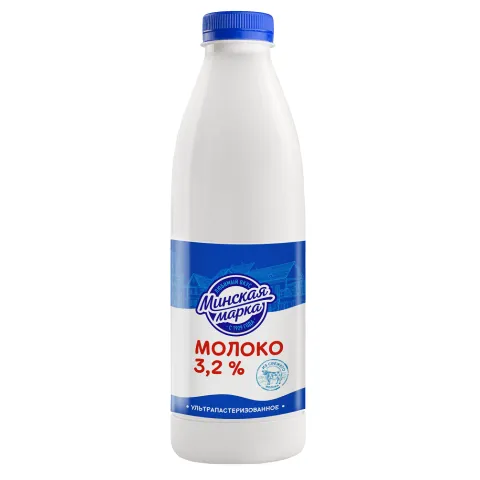 БЗМЖ Молоко Минская марка 3,2% 0,9л ПЭТ бут