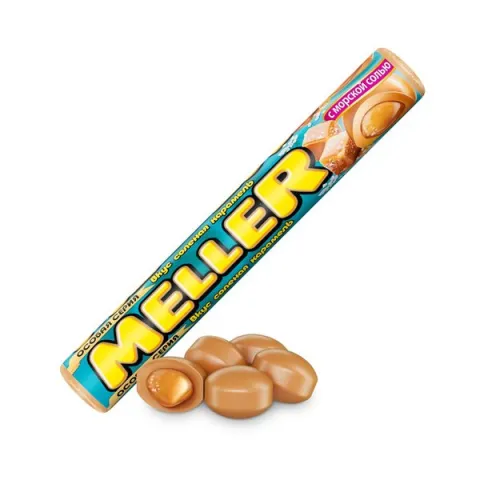 Жевательная конфета Ирис Меллер Соленая Карамель 38гр