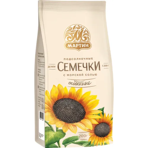 Семечки особенные с морской солью 200г
