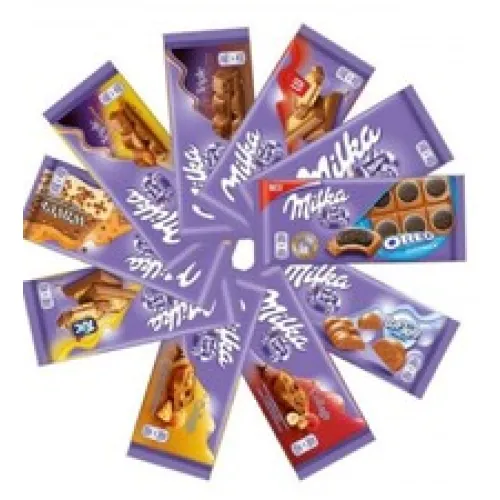 Шоколад Milka молочный с клубничным йогуртом