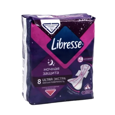 Прокладки Либресс Ультра Гуднайт 8шт.*10
