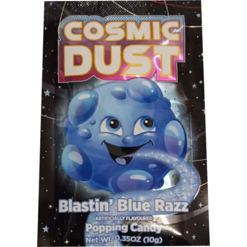 Карамель взрывная Космик Даст голубая малина 10г