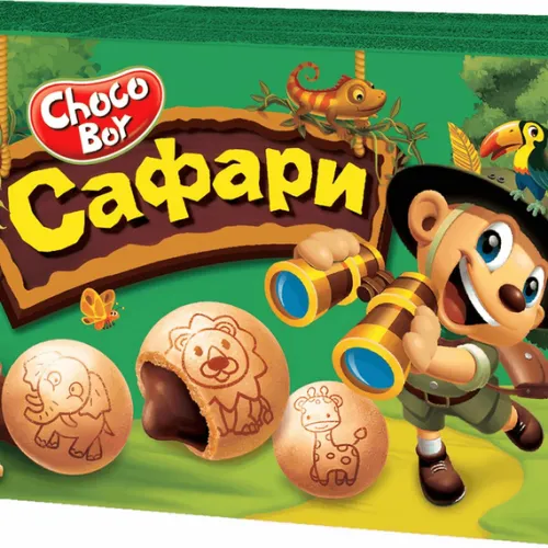 Печенье Чоко-Бой Сафари 42г