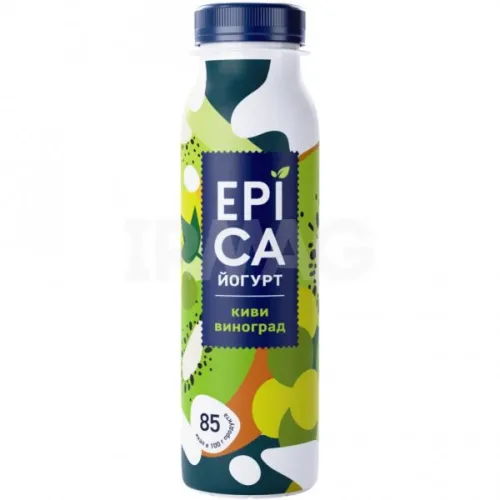 Йогурт питьевой EPICA с киви и виноградом 2,5% 260г