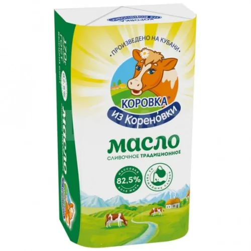 Масло сливочное Коровка из Кореновки Традиционное 82.5% (170 г)
