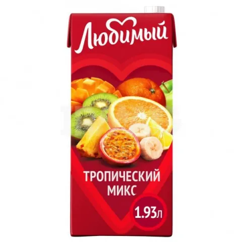 Напиток Любимый Тропический микс 1,93л