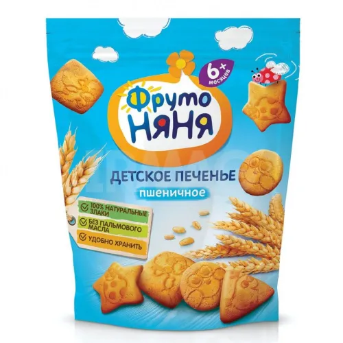 Печенье ФрутоНяня растворимое пшеничное 120г