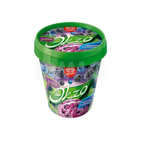 Мороженое Экзо Черника-Ежевика 520 г