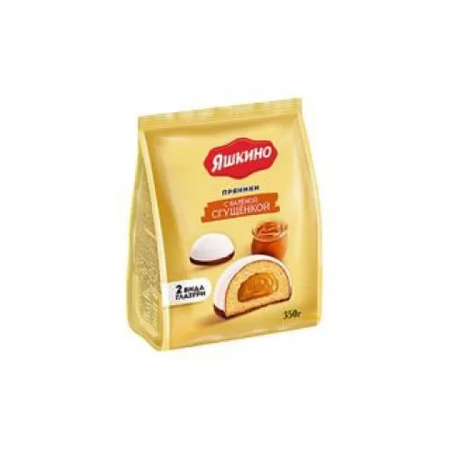 Пряники Яшкино с вареной сгущенкой 350г