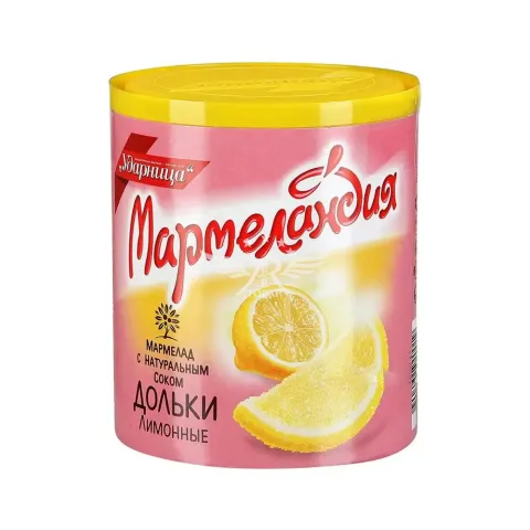 Мармелад Лимонные дольки Ударница п/б 250гр