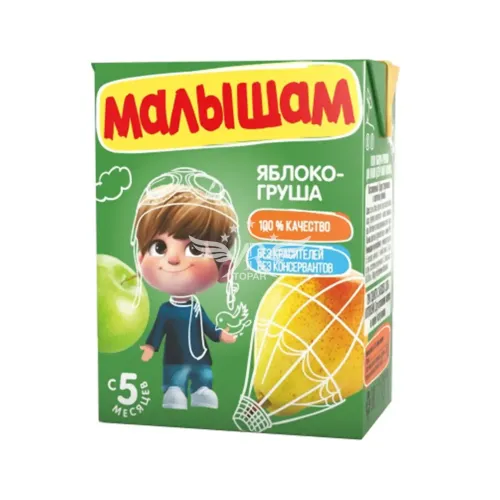 Нектар ФрутоНяня Малышам яблоко, груша неосветленный 200 мл