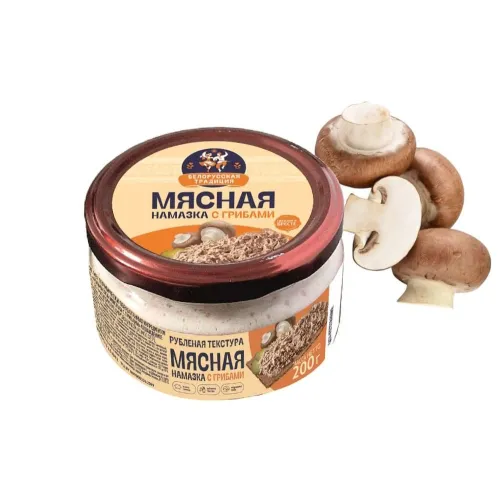 Намазка мясная с грибами 200г. Белорусская традиция