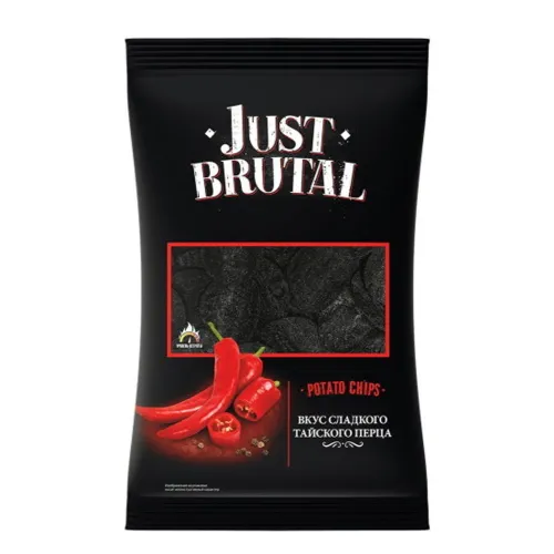 Чипсы "Just Brutal" 85г. Сладкий тайский перец Онега