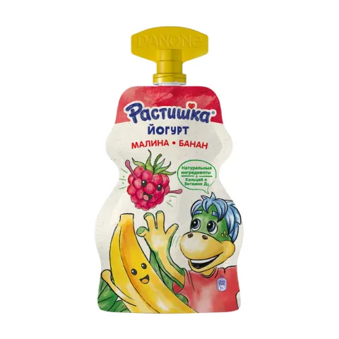 БЗМЖ Йогурт Растишка со вкусом земляничного мороженого 2,6% 70г
