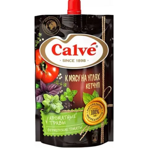 Кетчуп Calve к мясу на углях Ароматные травы 350г