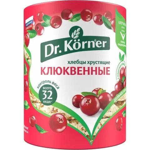 Хлебцы Злаковый коктейль клюква 100г