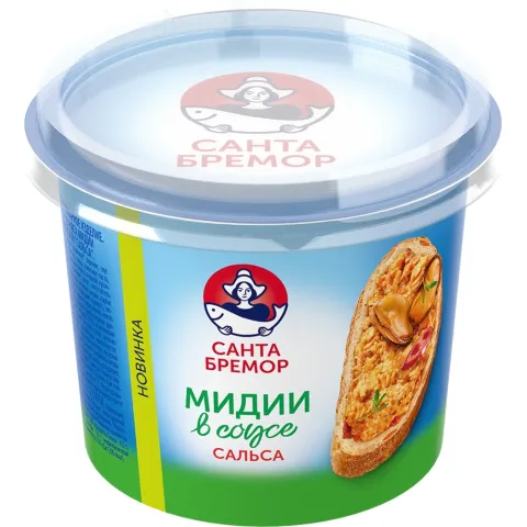 Паста из мяса мидии Сальса Санта Бремор 150г