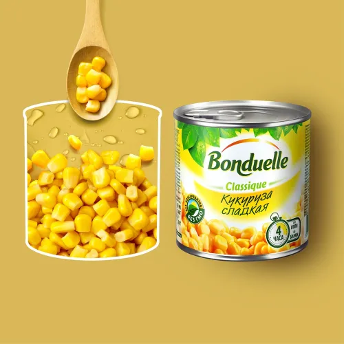 Кукуруза Bonduelle 425мл ж/б консервированная Россия