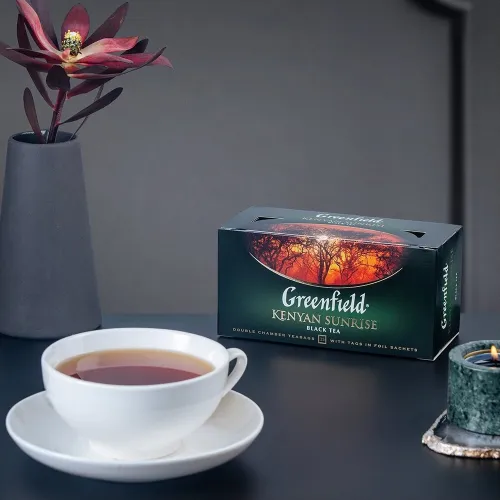Чай черный Greenfield Kenyan Sunrise (25пак*2г) 50г Россия