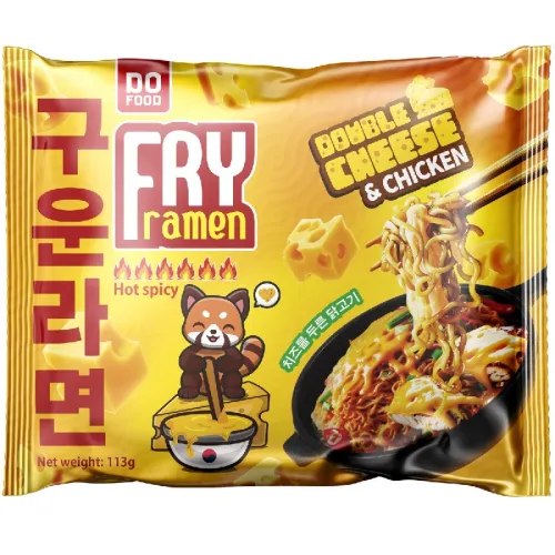 Лапша Фрай Рамен б/п двойной сыр вкус курицы 113г