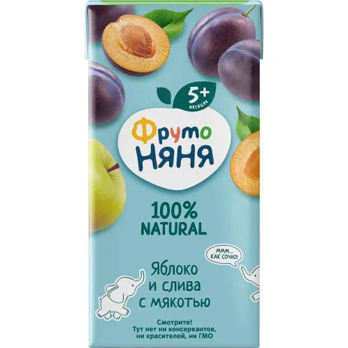 Нектар 200г т/пак яблоко-слива АО Прогресс Россия