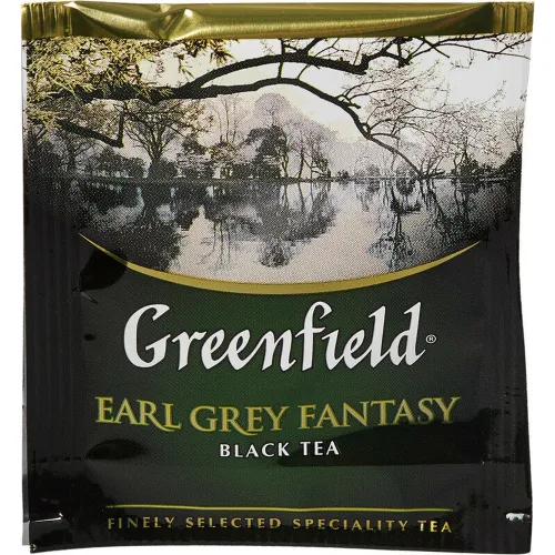 Чай черный Greenfield Earl Grey Fantasy 50г с аром бергамота (25*2г) Орими Россия