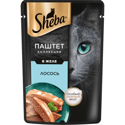 Корм для взрослых кошек Sheba Лосось 75г Марс Россия SHEBA