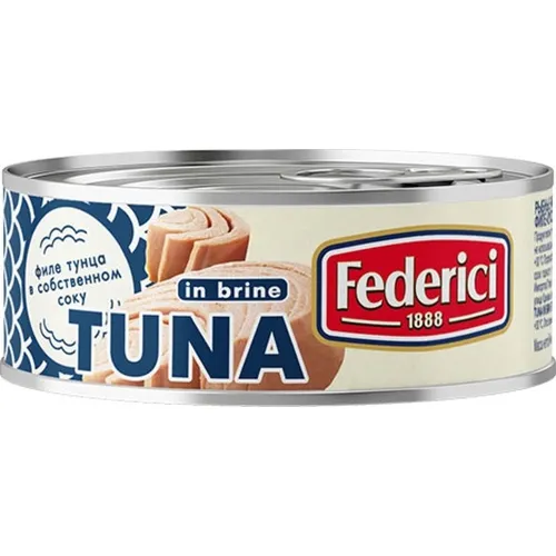 Тунец полосатый филе-кусок 160г ж/б Eurofish S.A. Эквадор