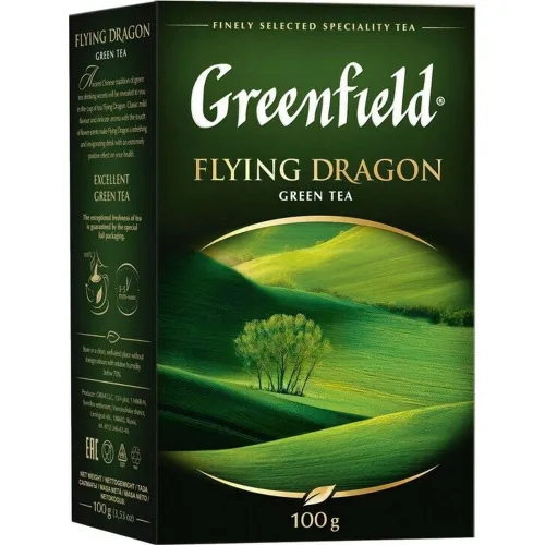 Чай Greenfield Flying Dragon 100г Россия