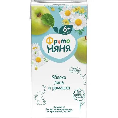 Напиток 200г т/пак яблочный с экстрактами ромашки и липы АО Прогресс Россия