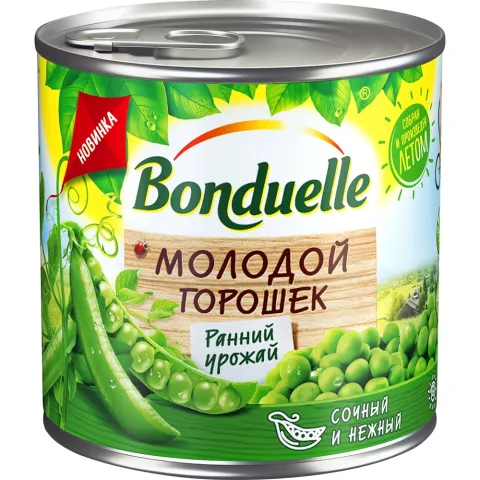 Горошек молодой Бондюэль 400г Венгрия