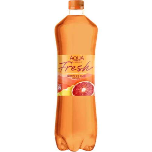 Вода питьевая Аква Минерале с соком Цитрусовый микс газ 1л