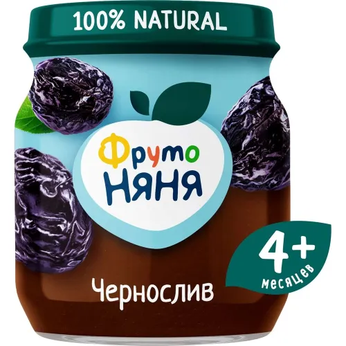 Пюре для дет/пит ФрутоНяня 100г ст/б черносливное ФрутоНяня Россия