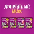Корм для кошек Аппетитный микс 75г пауч с говядиной, языком и овощами в желе Марс Россия WHISKAS уменьш.