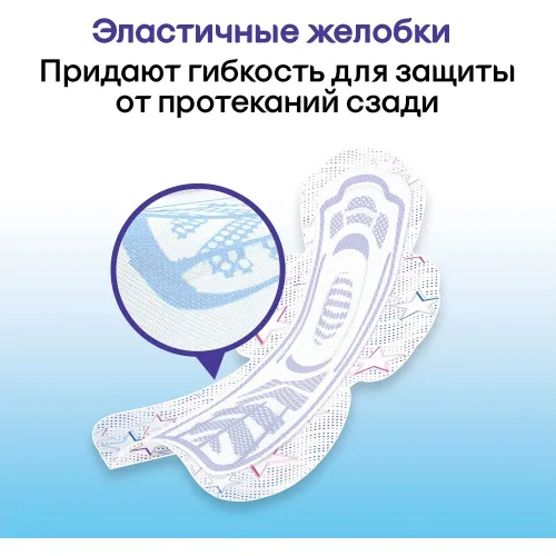 Прокладки женские Kotex Ultra Night поверхность сеточка 7 шт Россия