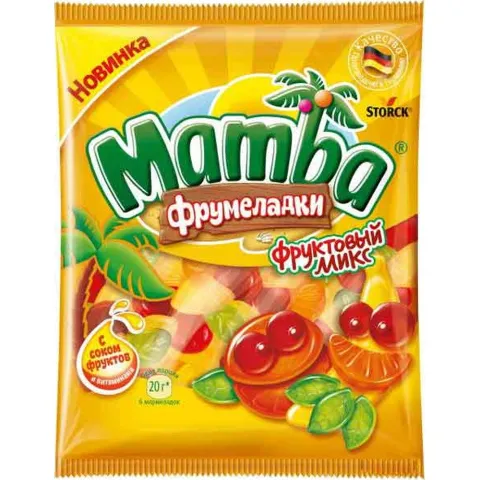 Жевательный мармалад МАМБА фрукт.микс 72г
