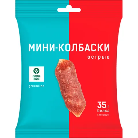 Колбаски Галерея Вкуса Фелино мини в благ. плесени с/в 60г