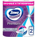 Бумажные полотенца Zewa Premium 1х2рул. Россия уменьш.