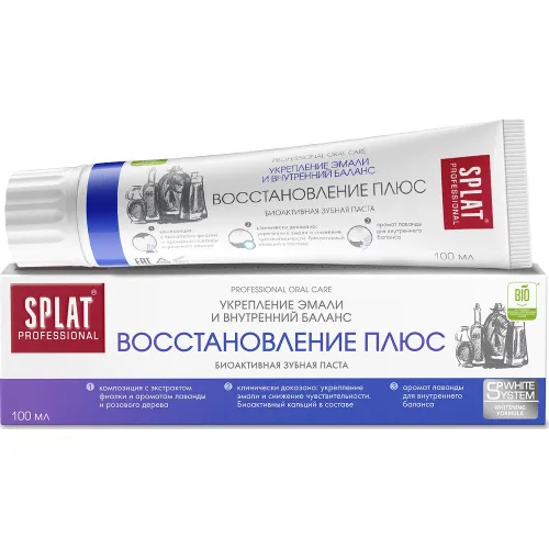 Зубная паста Professional RECOVERY PLUS 100мл SPLAT Россия SPLAT