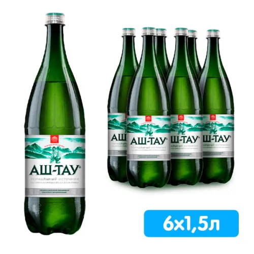 Вода питьевая минеральная Аш-Тау лечебно-столовая 1,5л